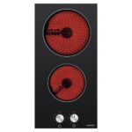 Kumtel Ikili Vitro Seramik Ankastre Elektrikli Domino Ocak