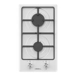 Arnell Tüplü Gaz Emniyetli Beyaz Emaye Ankastre 2'li Ocak - Görsel 2