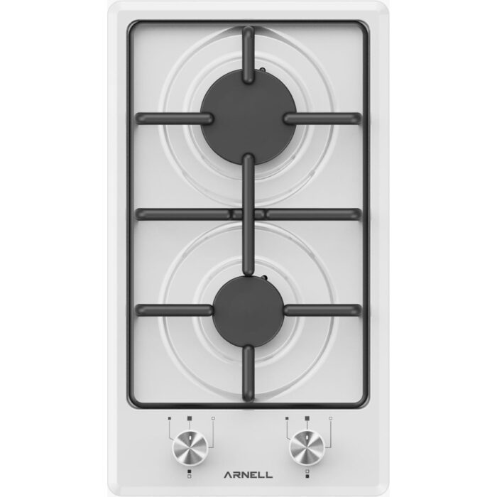 Arnell Tüplü Gaz Emniyetli Beyaz Emaye Ankastre  2'li Ocak - Görsel 3