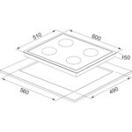 Alveus 850 3'lü Ankastre Set Beyaz (AD07-A10-AF850) - Görsel 5