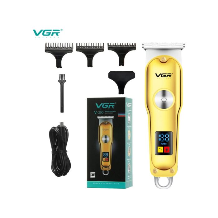 Mbois Vgr V-290 Saç Kesme Elektrikli Tıraş Makinesi LED Akıllı Ekran Taşınabilir Saç Kesme - Görsel 2