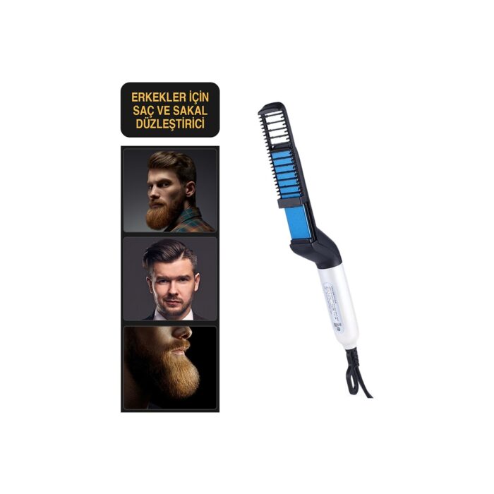 Acenter Erkekler İçin Sakal & Saç Düzleştirici - Görsel 3