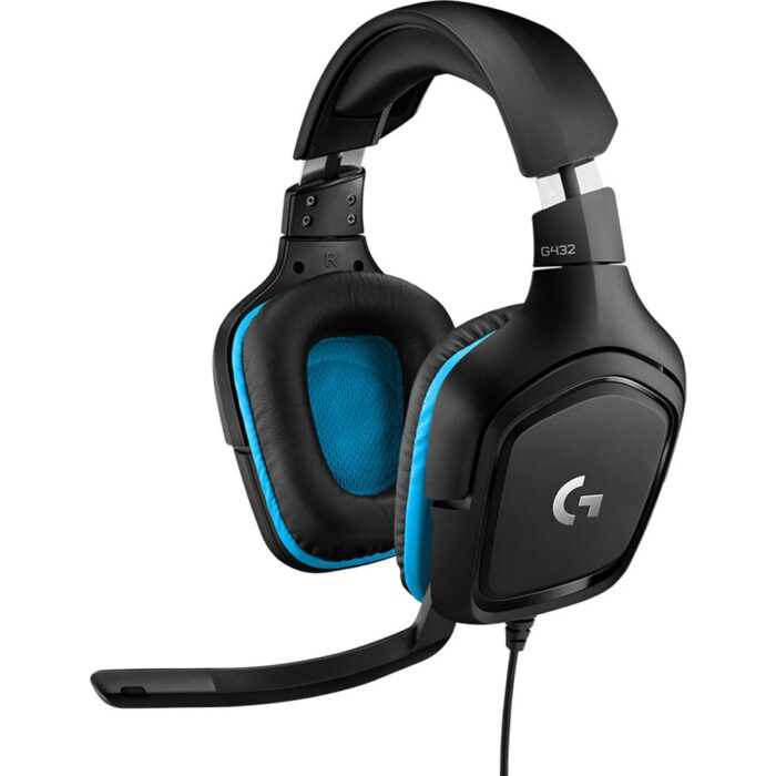 110000166972790.jpg Logitech G432 7.1 Surround Siyah Gaming Kulaklık (981-000770) - Görsel 1