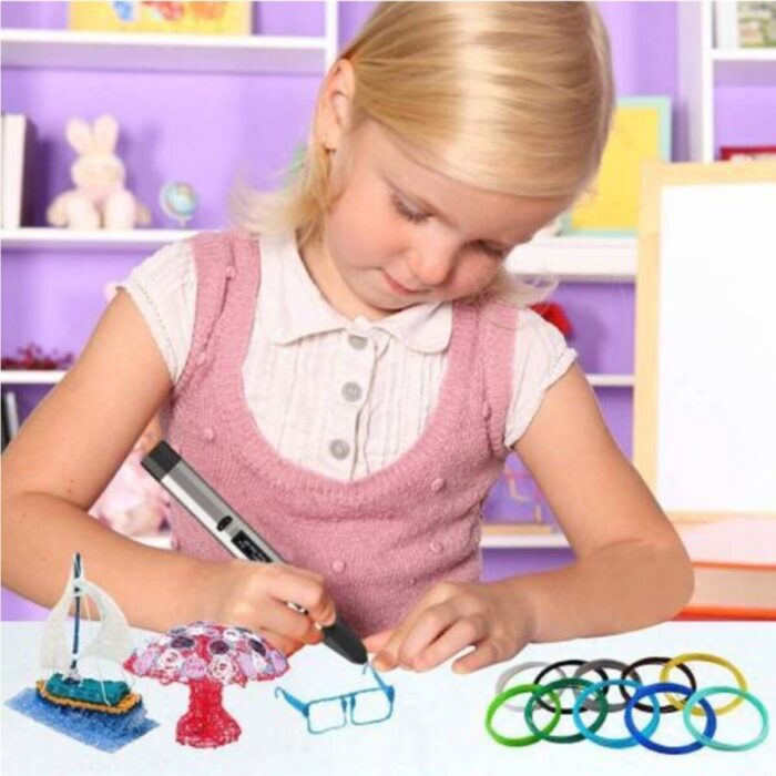 FilamentMarketim 20 Renk 5 Metre 3D Kalem Pla FILAMENT-100 Metre-3d Pen Filamenti - Görsel 3