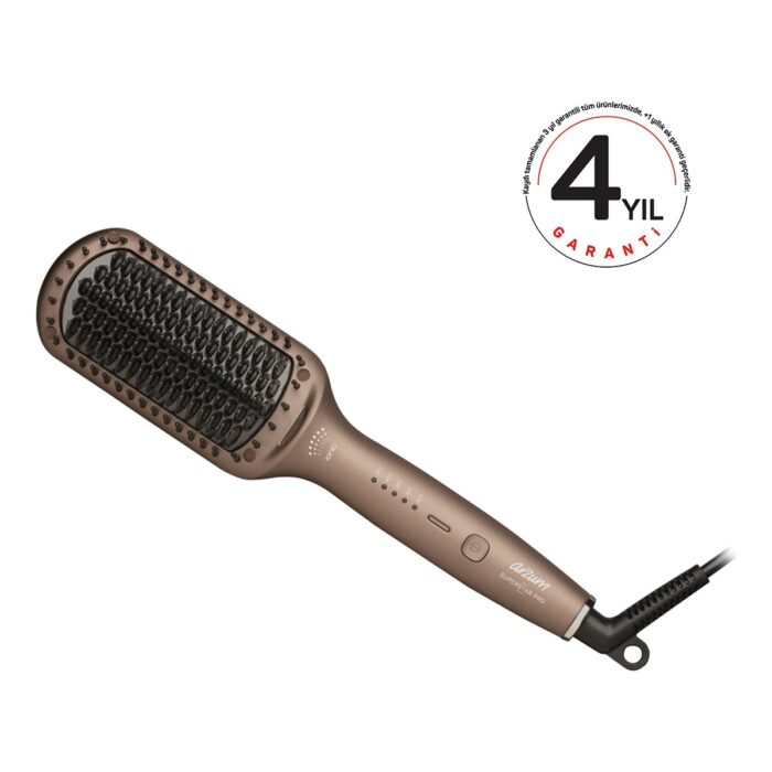 Arzum AR5082-T Superstar Pro Saç Düzleştirici Fırça - Toprak - Görsel 2