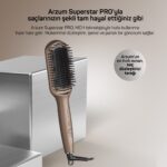 Arzum AR5082-T Superstar Pro Saç Düzleştirici Fırça - Toprak - Görsel 3