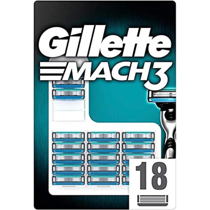 Gillette Mach3 Yedek Tıraş Bıçağı 18'li - Görsel 1
