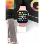 Pazariz G68L 6s Akıllı Saat Yan Tuşlar Aktif Uygulama – Çift Kordon Pembe - Görsel 2