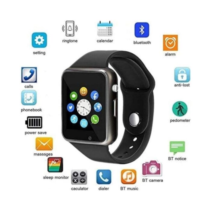 Pazariz LED Smart T500 Akıllı Saat / Dokunmatik / Tam Uyumlu - Görsel 3