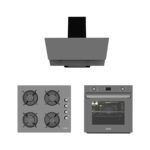 Alveus Gri Cam Dijital/dokunmatik 3'lü Ankastre Set (F17-GLS640-MFA627)