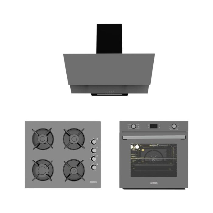 110000200401928.jpg Alveus Gri Cam Dijital/dokunmatik 3'lü Ankastre Set (F17-GLS640-MFA627) - Görsel 1