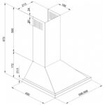 Esty 2240 Beyaz 400M3 Davlumbaz - Görsel 2