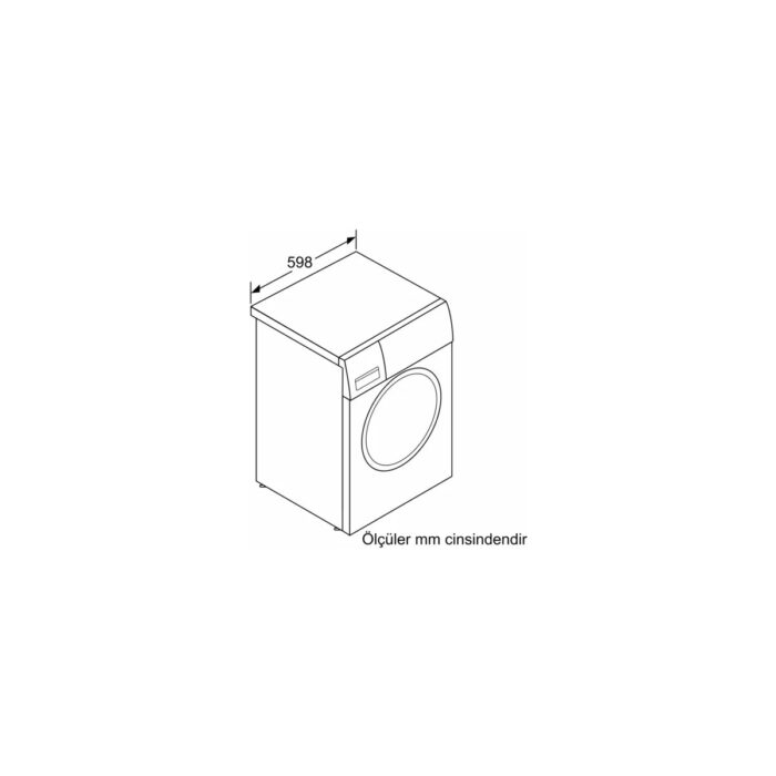 Bosch WAJ20181TR 8 Kg 1000 Devir Çamaşır Makinesi - Görsel 3