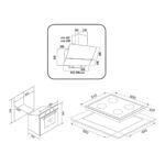 Exep  Basic Eğik Siyah  3 Lü Ankastre Set (ED401-EO330-EF200) - Görsel 5