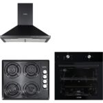 Kumtel Siyah Basic Ankastre Set (B66 S2 + M6-40BF + DP6-S)