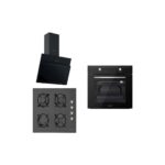 Silverline Luno Siyah Ankastre Set ( F6501B04 - LC5335B01 - 3462 )