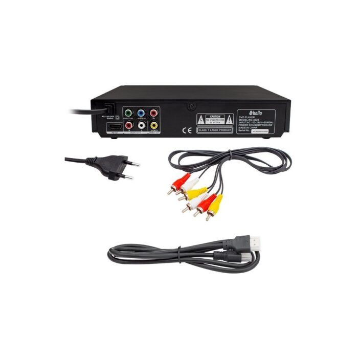 HELLO HL-5483 HD DIVX DVD Oynatıcı USB ve HDMI Çıkışlı Yüksek Çözünürlüklü Medya Player - Görsel 2