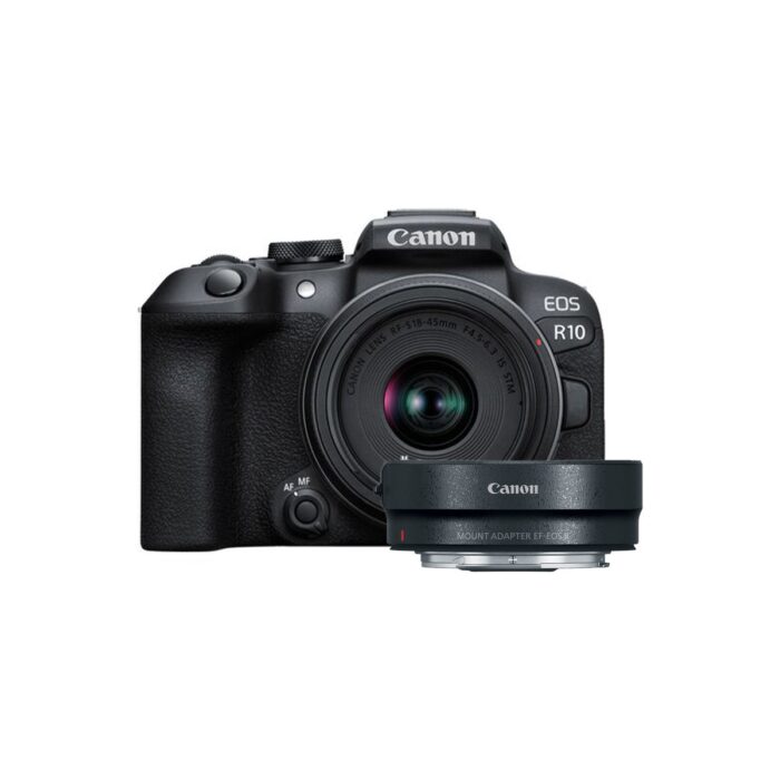 110000251979618.jpg Canon Eos R10 Rf-S 18-45MM+ Ef-Eos R Adaptör Slr Aynasız Fotoğraf (Canon Eurasia) - Görsel 1