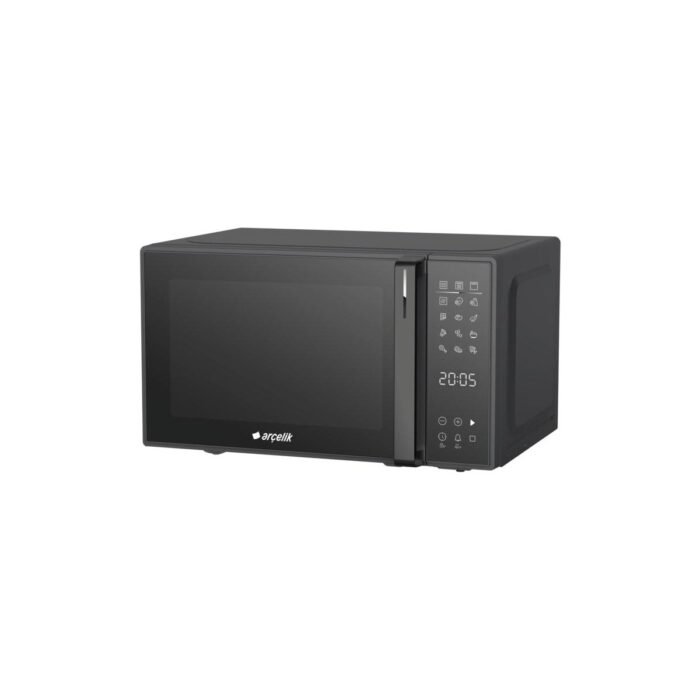 110000254348353.jpg Arçelik Solo Mikrodalga Fırın 20 L 1000 W Izgara Fonksiyonlu Dijital Saatli Siyah Enerji Tasarrufu - Görsel 1