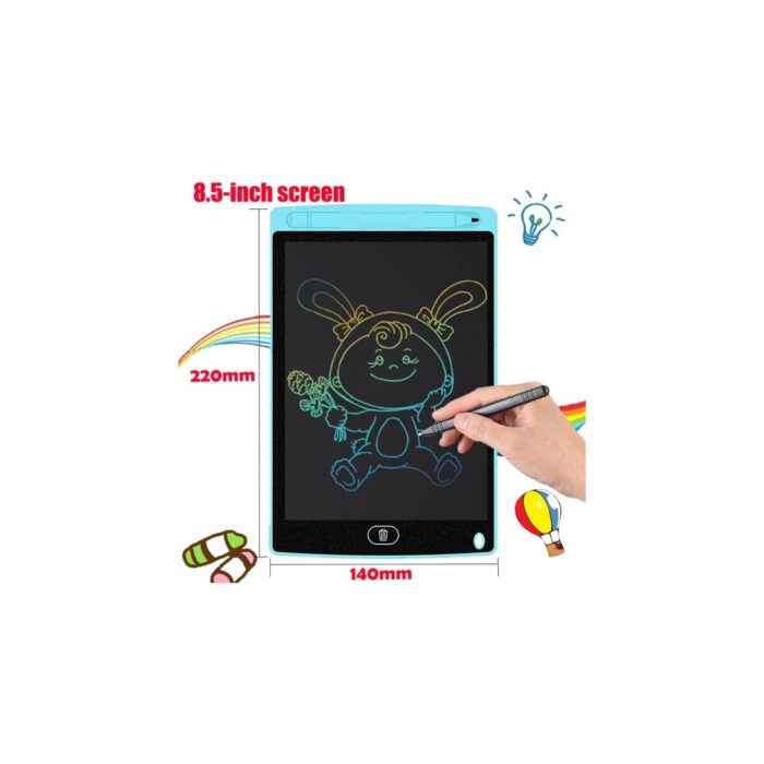 110000259555048.jpg Bizimevde 8"5 Çocuk ve Yetişkinler Için LCD Yazı ve Resim Çizim Tablet ve Kalemi - Görsel 1