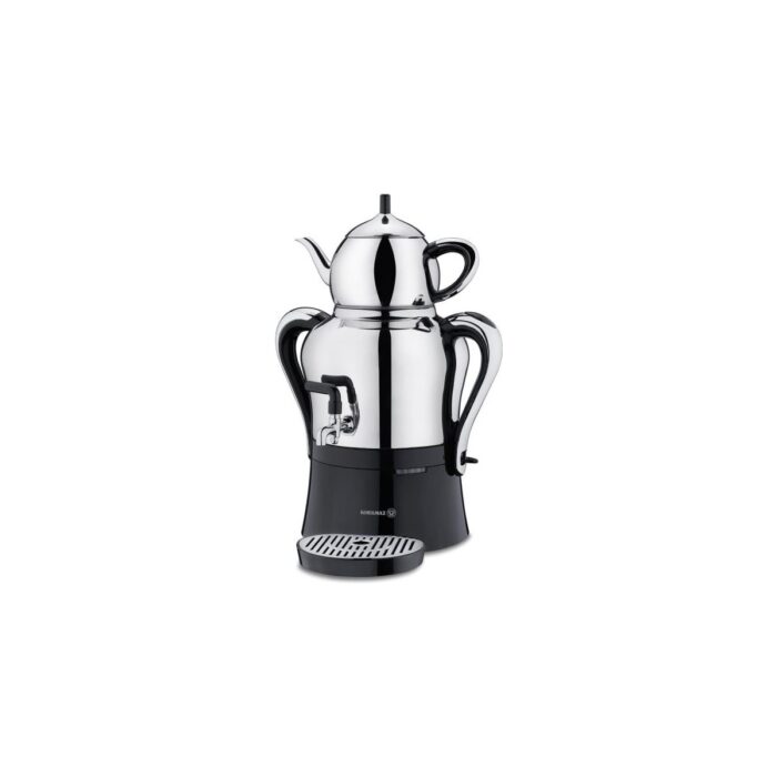 110000259840149.jpg Korkmaz Çaykolik Semaver InoxKrom - Görsel 1