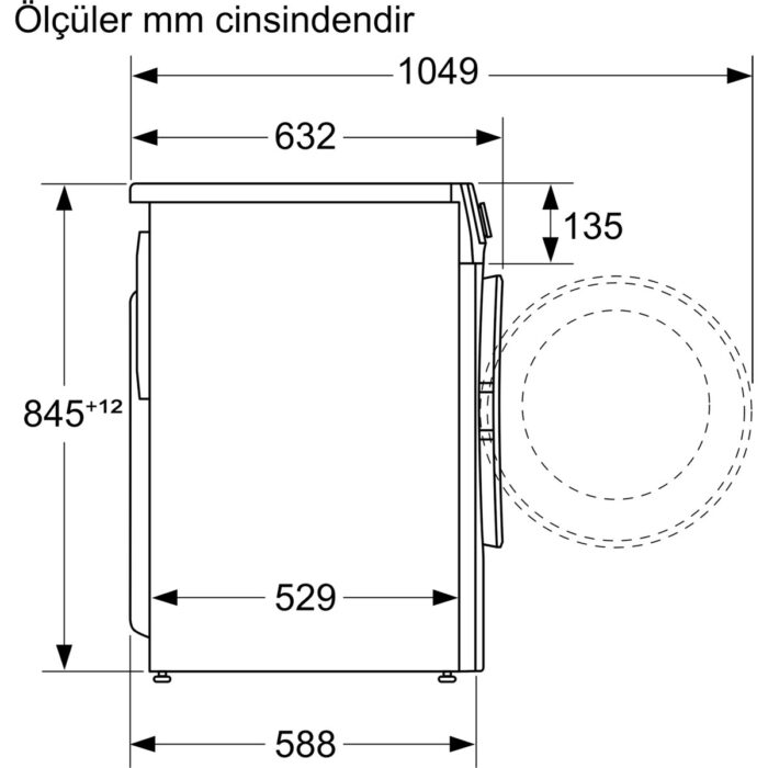 Bosch WGA244X0TR Serie 4 9 kg 1400 Devir Çamaşır Makinesi - Görsel 4