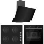 Ferre Fryart Cs Serisi Siyah Ankastre Cam Set (D063 + CS205 + XE63CS)