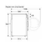 Bosch WQG241A0TR 9 kg Isı Pompalı Kurutma Makinesi - Görsel 5