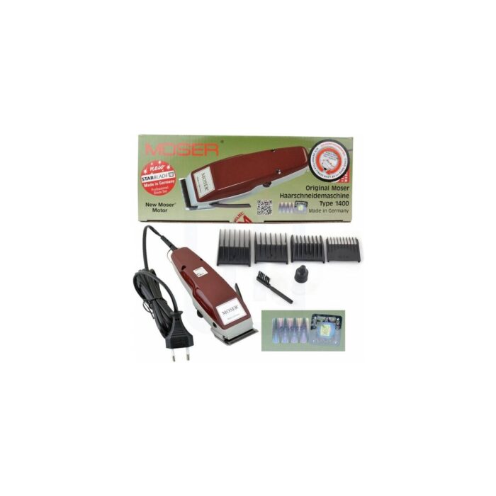 110000266440304-1.jpg Moser 1400-0050 Tıraş Makinesi + 4 Tarak Moser 1400-0050 Tıraş Makinesi + 4 Tarak - Görsel 1