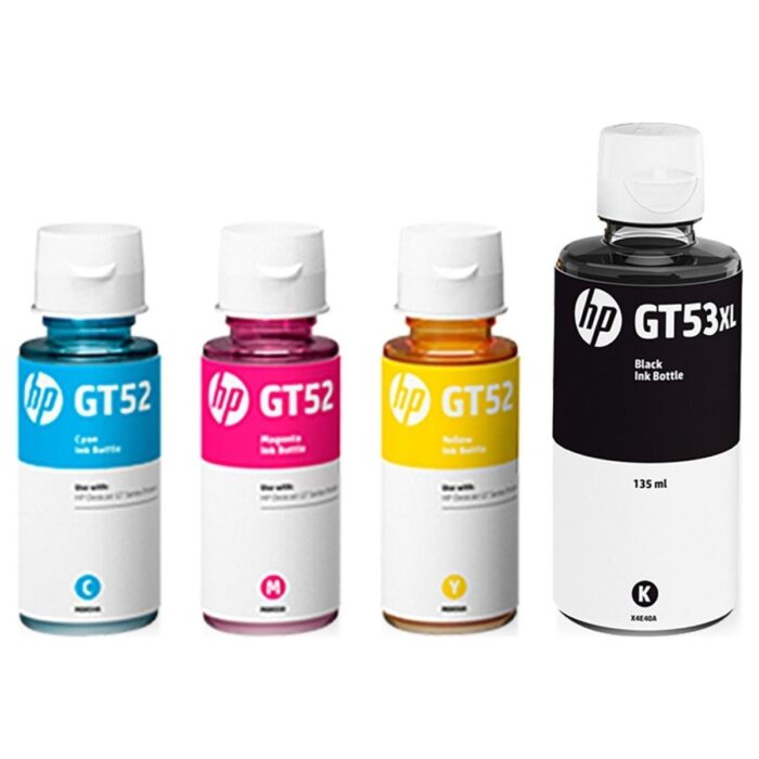 110000272213804.jpg Hp GT53XL -GT52 / Deskjehp Smart Tank 515 ve 615 Uyumlu 4 Renk Orijinal Mürekkep - Görsel 1