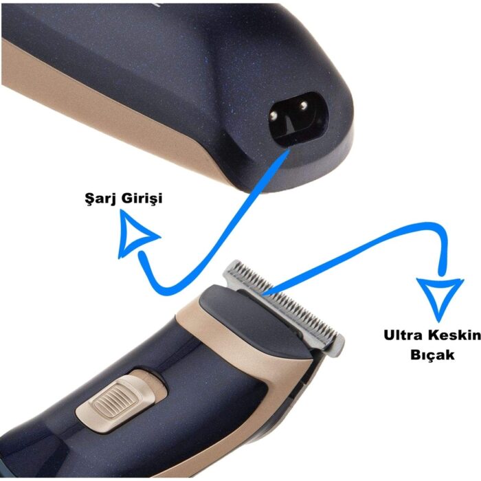 Modanlı Turbo 4x4 TR-650 Profesyonel Saç Sakal Tıraş Makinesi - Görsel 3