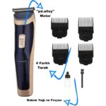 Modanlı Turbo 4x4 TR-650 Profesyonel Saç Sakal Tıraş Makinesi - Görsel 4