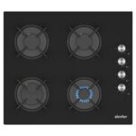 Simfer 3046 Siyah Ankastre Ocak - Görsel 2