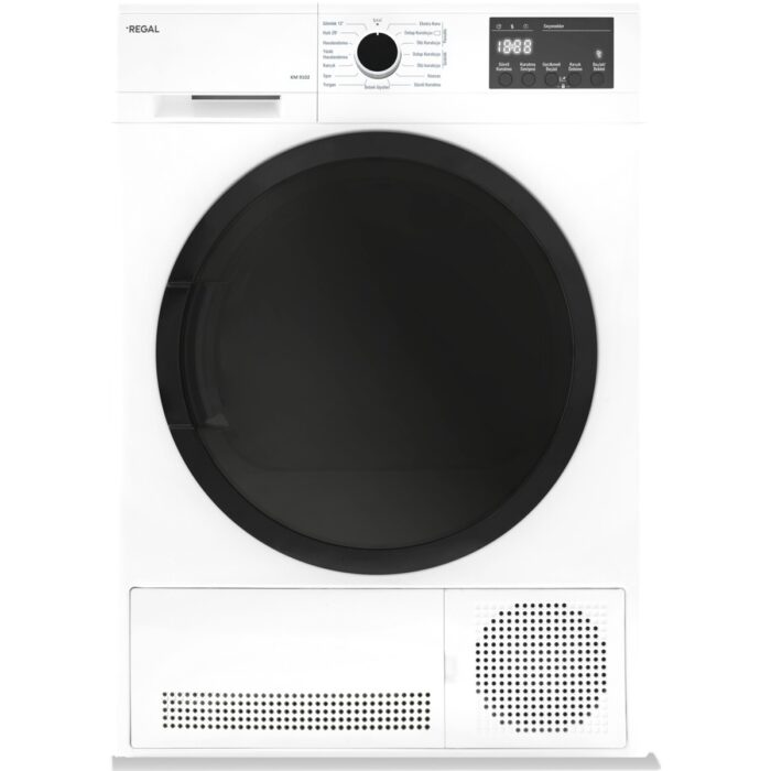 110000289438720.jpg Regal KM 9102 B Enerji Sınıfı 9 kg Kondenserli Kurutma Makinesi - Görsel 1