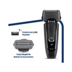 Goldmaster Real GM9119 Islak Kuru Ipx5 Su Geçirmez Li-Ion Bataryalı Sakal ve Favori Şekillendirici Tıraş Makinesi - Görsel 3