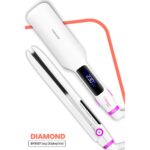 Goldmaster Dıamond Dijital Ekranlı Turmalin Seramik Keratin Geniş Plakalı Saç Düzleştirici BY-5107
