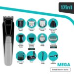Goldmaster Mega 17 In 1 Erkek Bakım Seti Paslanmaz Çelik Bıçaklı 120 Dk Kablolu Kablosuz Kullanım
