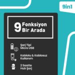 Goldmaster Vip 9'u 1 Arada Erkek Bakım ve Tıraş Seti – Folyo Başlık, Kablosuz, Hızlı Şarj, Saç ve Sakal Kesme, Siyah - Görsel 3