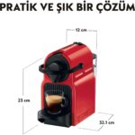 Nespresso İnissia C40  Red Kahve Makinesi,Kırmızı - Görsel 2