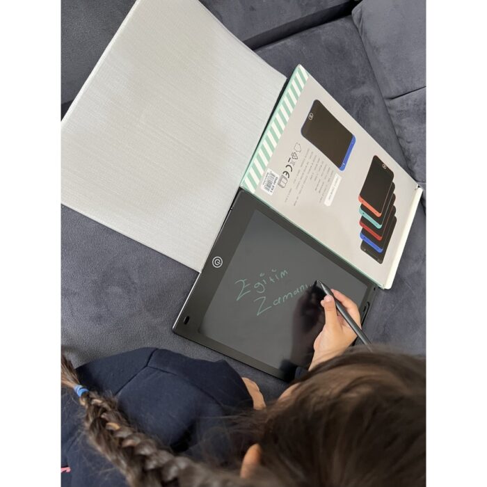 Blic Büyük Digital Çok Amaçlı Yazı Tahtası Grafik Çizim Tableti LCD 12" Inc Ekran Beyaz- Siyah Btb-5 - Görsel 2