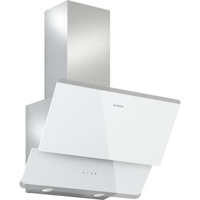 Silverline  Beyaz Cam Ankastre Set 3490 Oslo Beyaz Davlumbaz - CS5343W01 Ocak - BO65E1W01 Fırın - Görsel 2