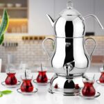 Lines Şahmeran Çelik Gövdeli Metal Kulplu Elektrikli Semaver – Dayanıklı, Şık ve Kullanışlı Tasarım - Görsel 2