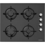 Silverline Siyah Cam Ankastre Set 3481 Flam Davlumbaz - CS5349B01 Ocak - BO65E4B01 Fırın - Görsel 3