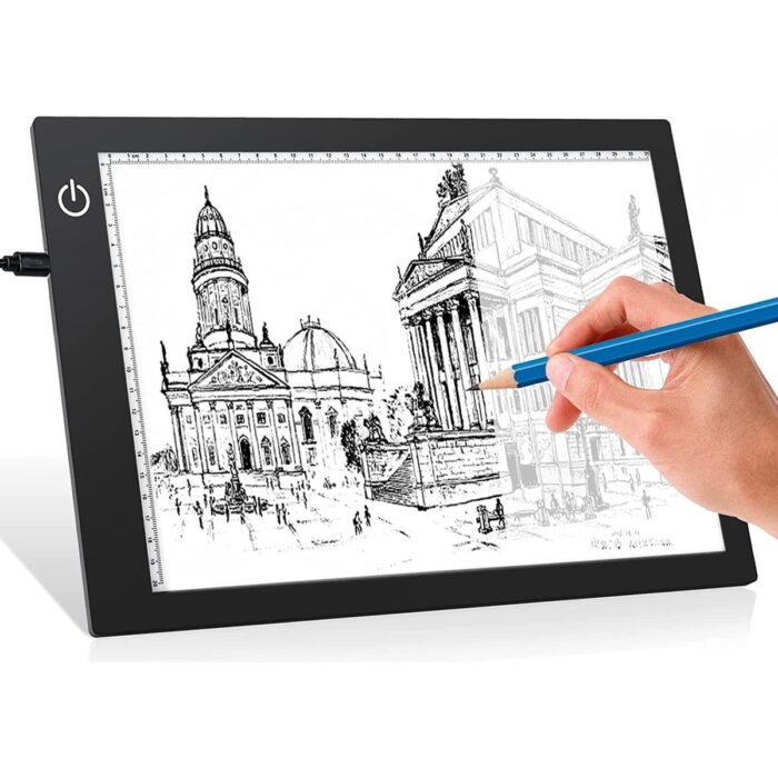 110000332659996.jpg Valkyrie LED Işıklı A4 Boy Çizim Kopyalama Eskiz Çizim Ultra Ince Animasyon Portre Çizim Tableti - Görsel 1