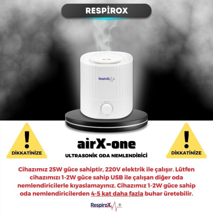 Respirox Airx-One Ultrasonik Soğuk Buhar Makinesi Oda Nemlendirici - Görsel 3
