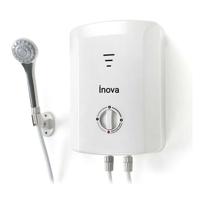 110000338799427.jpg İnova Elektrikli Banyo Şofbeni – 7,5 kW Güç, 4 lt/dk Isıtma Kapasitesi, Kompakt ve Sessiz Tasarım, Enerji Tasarruflu - Görsel 1