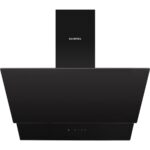 Kumtel Siyah Dokunmatik Cam Davlumbaz DA6-835