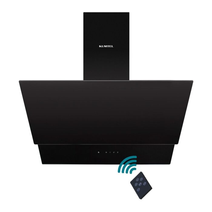 Kumtel Siyah Dokunmatik Cam Davlumbaz DA6-835 - Görsel 2