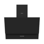 Simfer 8708 60 cm Eğik Push Button Siyah Cam Davlumbaz