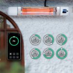 Luxeva Smarty-Wl Duvar Tipi Akıllı Karbon Infrared Isıtıcı IP55  2500W - Görsel 4